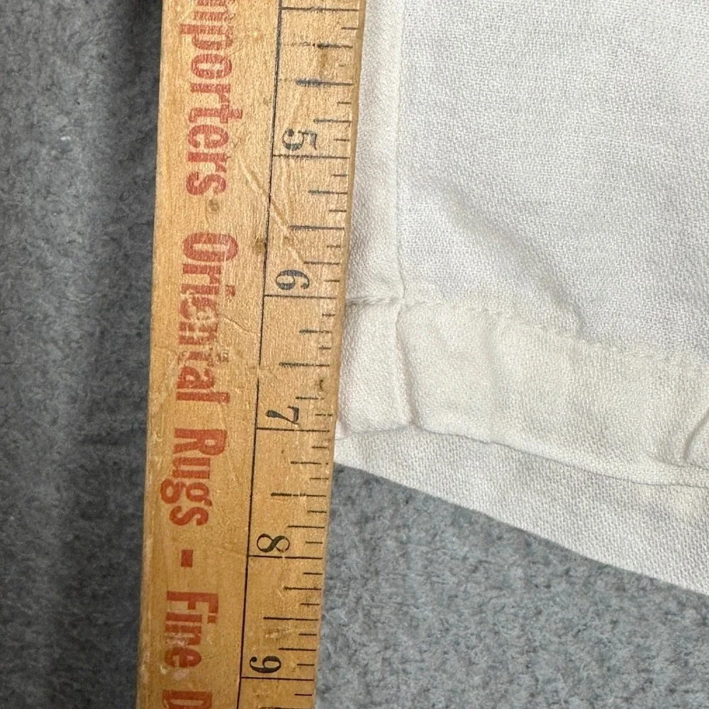 NEW Banana Republic Linen Shorts Mens 32X7 Slim Fit Cream Off White Casual Chino
